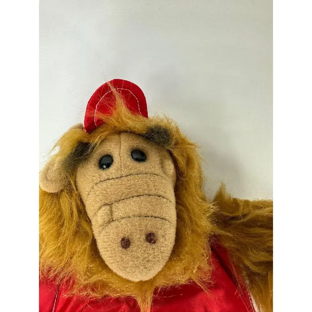 Vintage ALF Hand Puppet Sports Jersey #1 1980s Stuffed Plush Toy